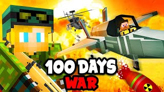 I Spent 100 Days on a WAR SMP SERVER in Minecraft This is What Happened [upl. by Blanka]