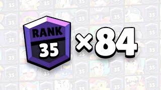 Every Brawler Rank 35 In One Video Last Time [upl. by Ahscrop]