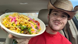 Qdoba Habanero Lime Steak Bowl Review [upl. by Terza]