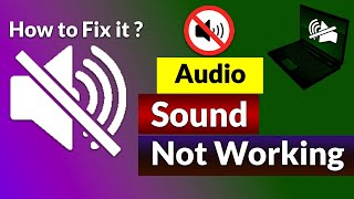 How to Fix Sound Problem on Computer laptop PC sound is not working safiahmedstudio [upl. by Suilmann]