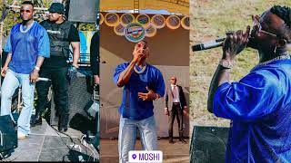 Harmonize performing LIVE in Moshi at Kilimanjaro Marathon 2023 [upl. by Refanej]