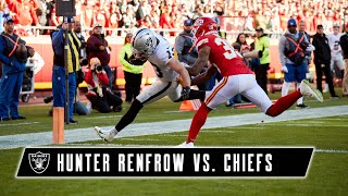 Every Catch by WR Hunter Renfrow From Week 14 vs Chiefs  Highlights  Raiders  NFL [upl. by Eihcir]