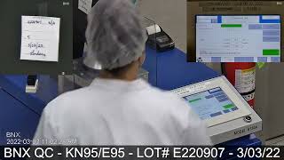 BNX Lot  E220907  GB26262019 KN95 Mask  TSI 8130A Filtration Test Review  Model E95 White [upl. by Sada]