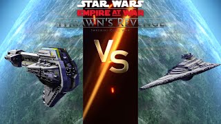 Can Allegiance Star Destroyer Beat Starhawk and Other Battles in Empire at War Thrawns Revenge [upl. by Kcajyllib]