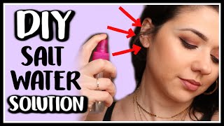 DIY SALT WATER SOLUTION FOR PIERCINGS  EXACT WATER TO SALT RATIO [upl. by Nilok388]