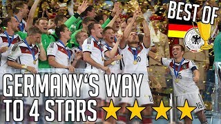 Germanys Way To 4 Stars ✶ FIFA World Cup 2014  BEST OF [upl. by Adnauqal]