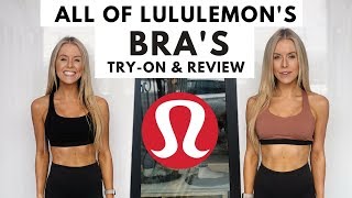 EVERY Lululemon Sports Bra Try On amp Review  Keltie OConnor [upl. by Attej23]