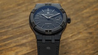 An Attractive All Black Sports Watch Maurice Lacroix Aikon Black Review [upl. by Urial]