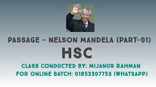 Passage Nelson MandelaHSCEnglish [upl. by Redfield]