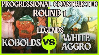 Progressional AI Constructed Series  Legends  Kobolds vs White Aggro Round 1 [upl. by Biancha691]