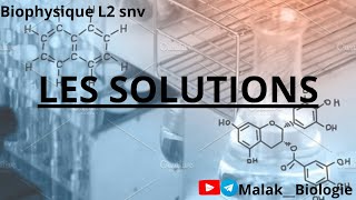 Biophysique Les solutions [upl. by Philipines832]