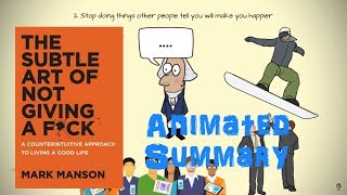 The Subtle Art of Not Giving a Fck Animated Summary [upl. by Aiehtela]