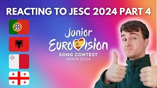 REACTING TO JUNIOR EUROVISION 2024 PART 4 [upl. by Shirlene]