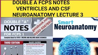 Double A Fcps notes Neuroanatomy Ventricles and CSF [upl. by Dorin]