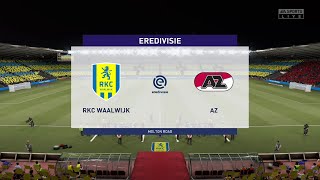 ⚽ RKC Waalwijk vs AZ Alkmaar ⚽  Eredivisie 14082021  Fifa 21 [upl. by Sofia]