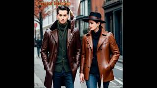 Leather Overcoat Selection in two minutes [upl. by Aleel]