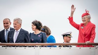 Denmark’s Queen Margrethe II marks five decades on the throne with muted celebrations [upl. by Enellij]