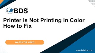 Printer Not Printing in Color  How to Fix [upl. by Aitercal]