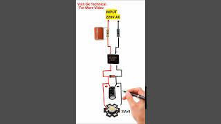 AC IN 220V to 5V9V12V15V DC OUTPUT shorts youtubeshorts viral trending gktechnicalconverter [upl. by Nnagem]