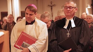 Reformationstag Bischof Oster predigt in evangelischer Kirche [upl. by Asenej]