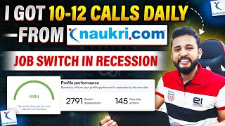 HOW TO GET INTERVIEW CALLS FROM NAUKRICOM  I GOT 1012 CALLS DAILY NAUKRICOM  NAUKRICOM TIPS [upl. by Rojas]