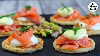 Smoked Salmon Blinis [upl. by Rabka]