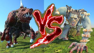 Hounds of the Blood Hunt VS Gorgers Total War Warhammer 3 [upl. by Enom]