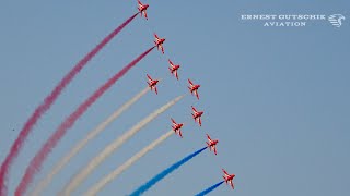 4K RAF Red Arrows  Airshow LondonSkyDrive Hour of Power 2024 [upl. by Larina886]