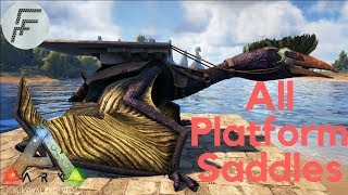 How to spawn All Platform Saddles  ARK Survival Evolved [upl. by Ariaj566]