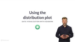 Python Tutorial Using the distribution plot [upl. by Liamsi]