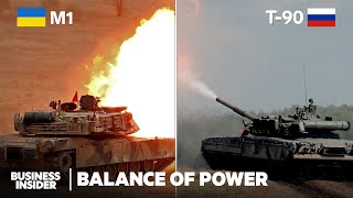 Russian Vs WesternMade Tanks In The Ukraine War  Balance Of Power  Insider [upl. by Rosabel39]