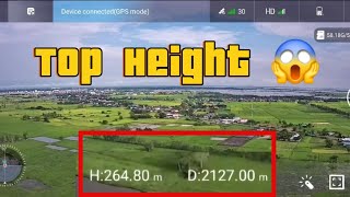 Drone L200 pro max Test fly for top distance [upl. by Etireuqram]