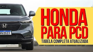 HONDA PARA PCD EM OUTUBRO carros auto pcd [upl. by Isborne]