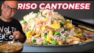 RISO CANTONESE ricetta de riso alla cantonese rapanello [upl. by Phia]