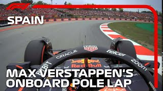 Max Verstappens Pole Lap  2023 Spanish Grand Prix  Pirelli [upl. by Ydoj]