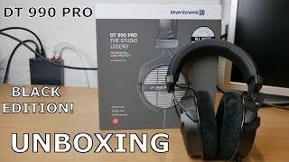 Unboxing  Beyerdynamic DT 990 Pro Limited Black Edition  TecUnboxing  deutsch  4K [upl. by Kone311]