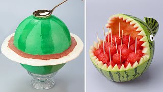 So Delicious Watermelon Cake Decorating Tutorials  Fun and Creative Cake Recipes For Every Occasion [upl. by Dosi]