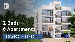 We Designed 6 Apartments on a 50x100 Plot and Heres What Happened [upl. by Cchaddie]