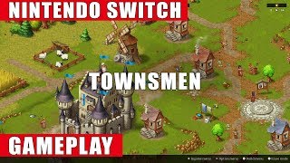 Townsmen Nintendo Switch Gameplay [upl. by Bakeman]