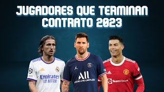 JUGADORES QUE TERMINAN CONTRATO PARA MODO CARRERA FIFA 23 [upl. by Anaid]