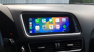 Audi Q5 20092017 Apple CarPlay Android Auto Nawigacja Android prezentacja [upl. by Adniroc]