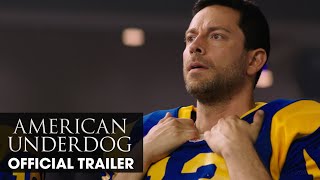 American Underdog 2021 Movie Official Trailer  Zachary Levi Anna Paquin and Dennis Quaid [upl. by Juliane319]