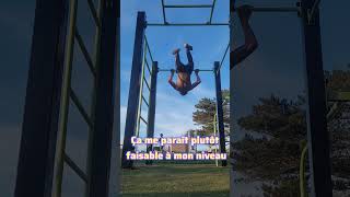 Appui avant sur barre calisthenics workout streetworkout challenge sports [upl. by Laurianne]