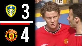 Leeds United v Manchester United  Highlights  20012002 [upl. by Inger]