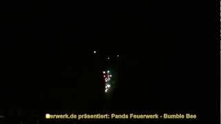 Panda Feuerwerk  Bumble Bee Silvesterfeuerwerk Neuheit 2012 [upl. by Lavud]