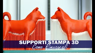 Come Usare amp Rimuovere i Supporti nella Stampa 3D [upl. by Matthiew]