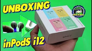 UNBOXING REVIEW AUDÍFONOS BLUETOOTH i12 inpods  TODO LO QUE TIENES QUE SABER  abacuq2000 [upl. by Auohp]