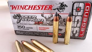 SHOT Show 2019 Winchester 350 Legend Cartridge [upl. by Esirec]