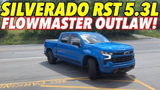 2022 Chevy Silverado RST 53L V8 w FLOWMASTER OUTLAW [upl. by Lleznol]