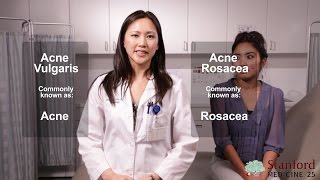 Diagnosing Acne vs Rosacea Stanford Medicine 25 [upl. by Imekawulo]